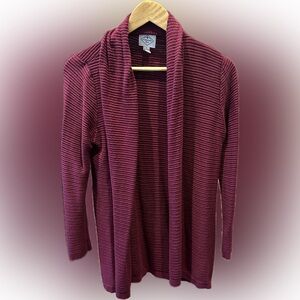 Women's Purple Ribbed Sweater